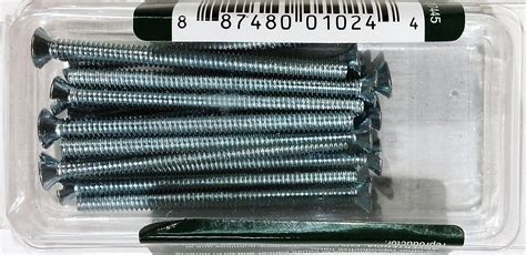 size screws for electrical boxes